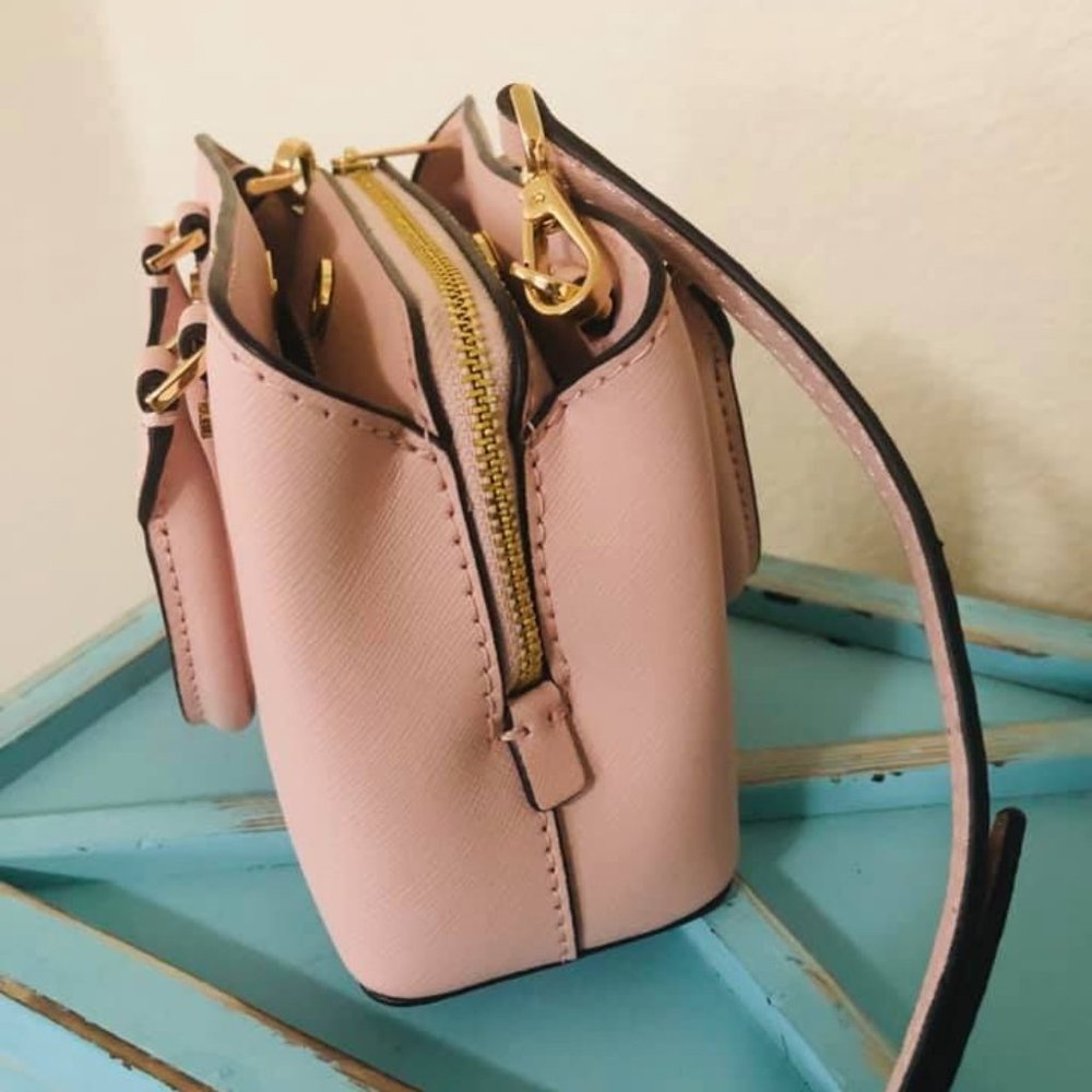 Michael Kors NEW MINI Savannah satchel card case - Picture 2 of 7